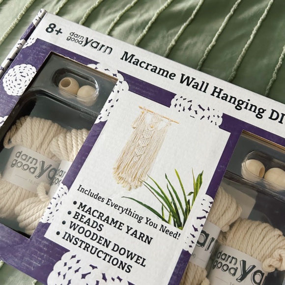 Darn Good Yarn DIY Marcame Wall Hanging Kit - Picture 2 of 6